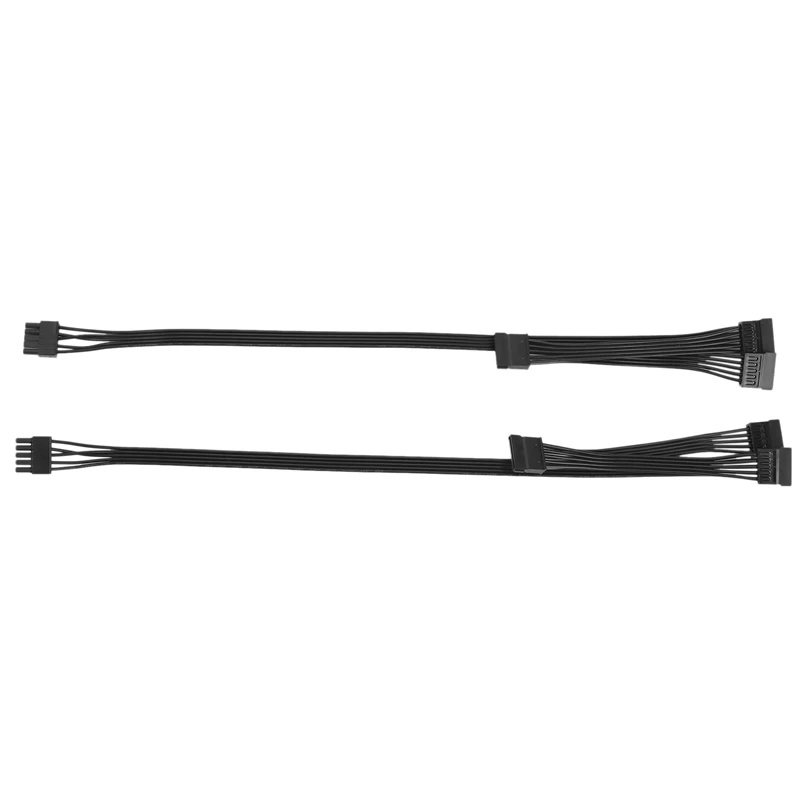 

2 Pcs 5 Pin to 3 SATA Hard Drive HDD Power Cable Only for Cooler Master V550 V650 V750 V850 V1000 Ular Power Supply