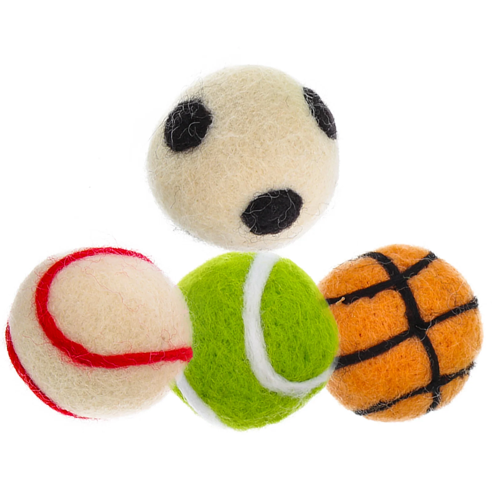 

Felt Ball Catnip Toys Felted Wool Fabric Balls Pompom Poms Craft Felting Pompoms