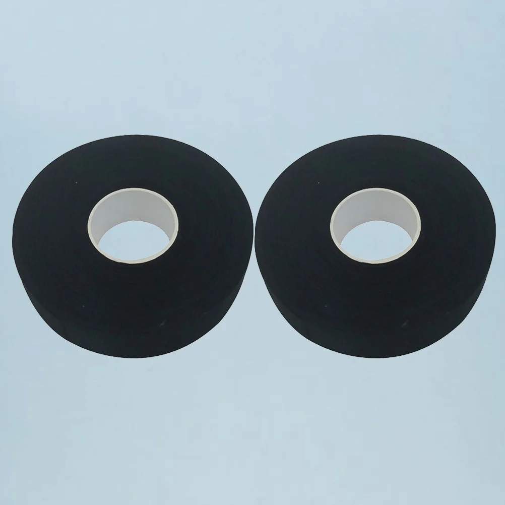 

2 Pcs 20M Hockey Stick Tape Sticky Tape Anti-slip Sports Waterproof Tape Hockey Stick Wrapper for Practice Sports Use (Black)