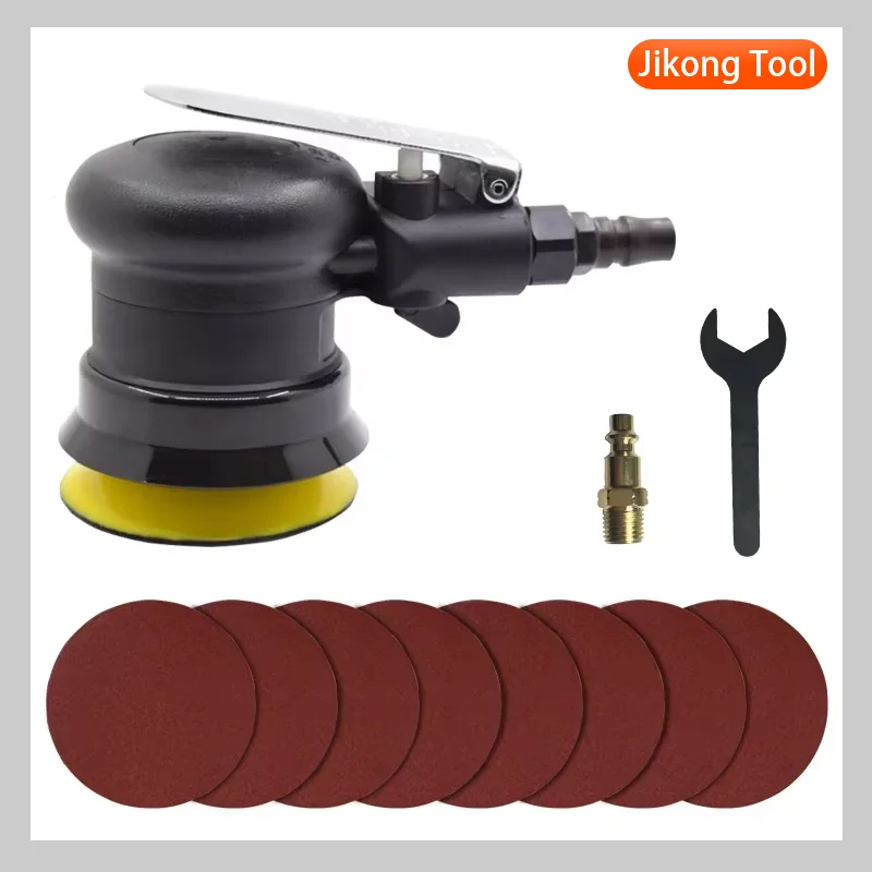 Мини воздушная орбитальная шлифовальная машинка 3 дюйма пневматическая машинка полировщик Деревообработка металла шлифовальная накладка 75 мм Полировочный инструмент