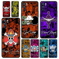 one piece anime logo phone case for oppo reno7 se reno6 z 5g find x5 pro a54 a53 a52 a9 2020 a95 a16 a76 a74 a12 silicone cover