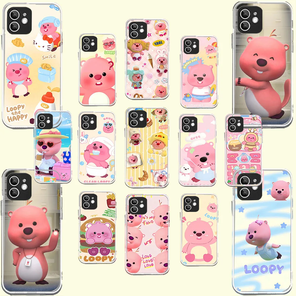 Прозрачный силиконовый чехол с петлей WB-18 для LG K9 10 11 12 22 30 40 41 50 51 61 62 Plus Prime Max