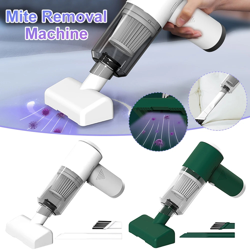 

Vacuum Mite Removal Instrument Mattress UV Bed Cleaner Wireless Mite Remover Cleaning Machine for Pillows Sheets