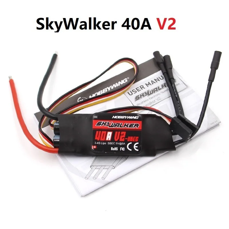 Фото 1 шт. 20AV2 30AV2 50A V2 60A V2 скорость ESC контроллер для радиоуправляемого вертолета №3