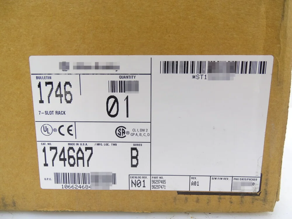 

1746-A7 новый заводской герметичный SLC 7 слотов шасси PLC 1746A7 модуль Быстрая доставка 1 шт.