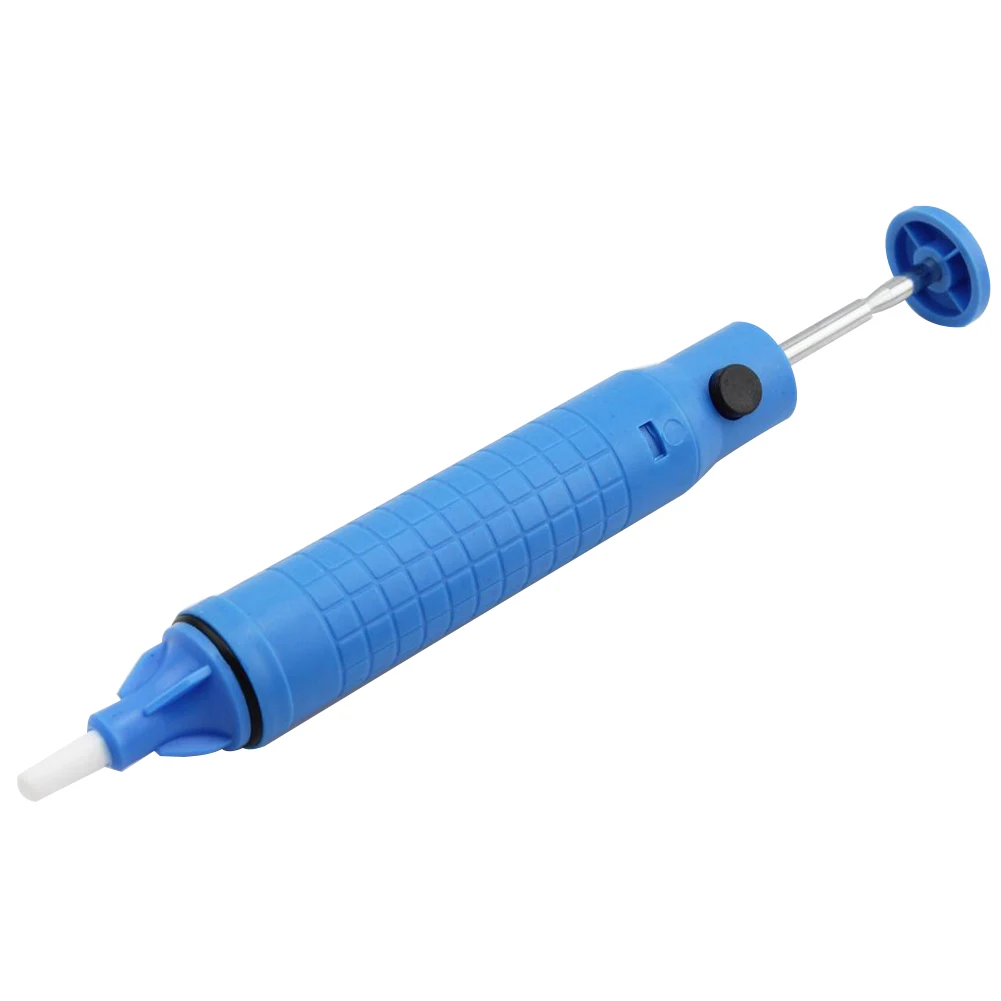 

Iron Desoldering Pump Vacuum Remover Tool Tin Manual Solder Sucker Electronic Component Welding Portable Plastic Powerful Blue