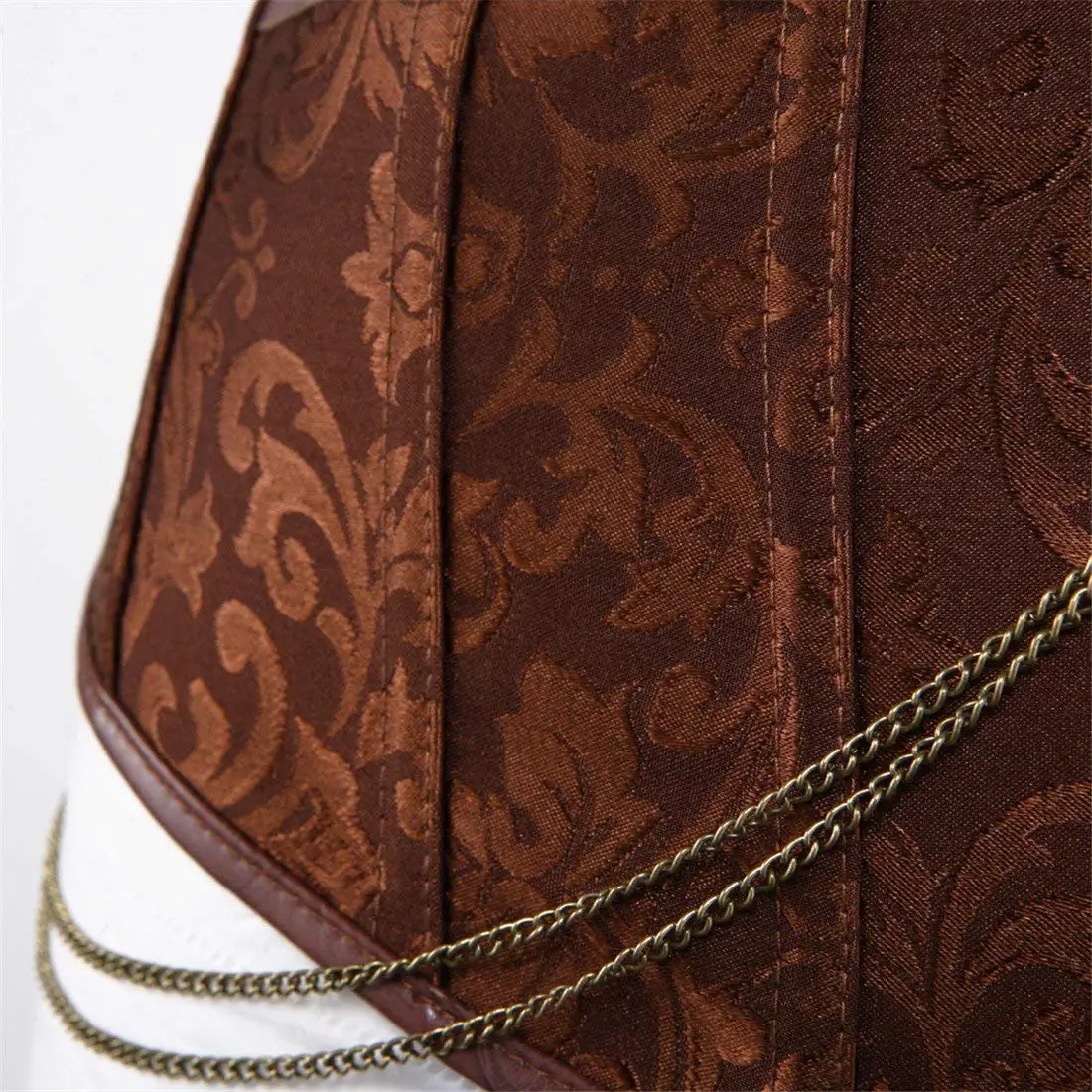 Корсет Caudatus в стиле стимпанк большие размеры бюстье женские кожаные корсеты