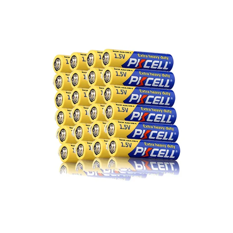 

20 X PKCELL R03P 1.5V AAA Battery 3A Bateries Super Heavy Duty Single Use Batteries for Thermometer