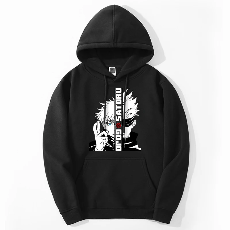 

Jujutsu Kaisen Sweatshirts Hooded men women gojo satoru Anime Graphic hoodies Hip Hop Harajuku Trapstar Pullover Clothes
