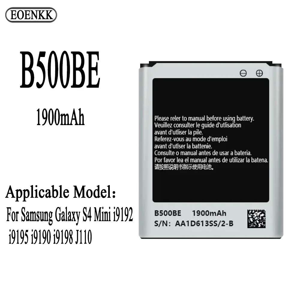 

B500AE B500BE Battery For Samsung Battery for Samsung Galaxy S4 Mini i9192 i9195 i9190 i9198 J110 Original Capacity Phone Batter