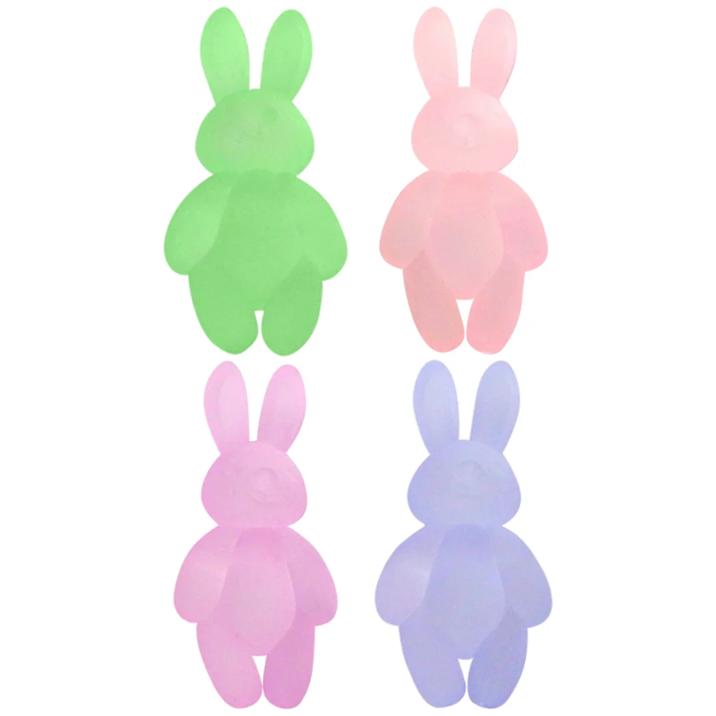 

4Pcs Party Favors Garden Wedding Figure Miniature Figurines Bunny Party Supplies Fairy Cake Decorations for Gift