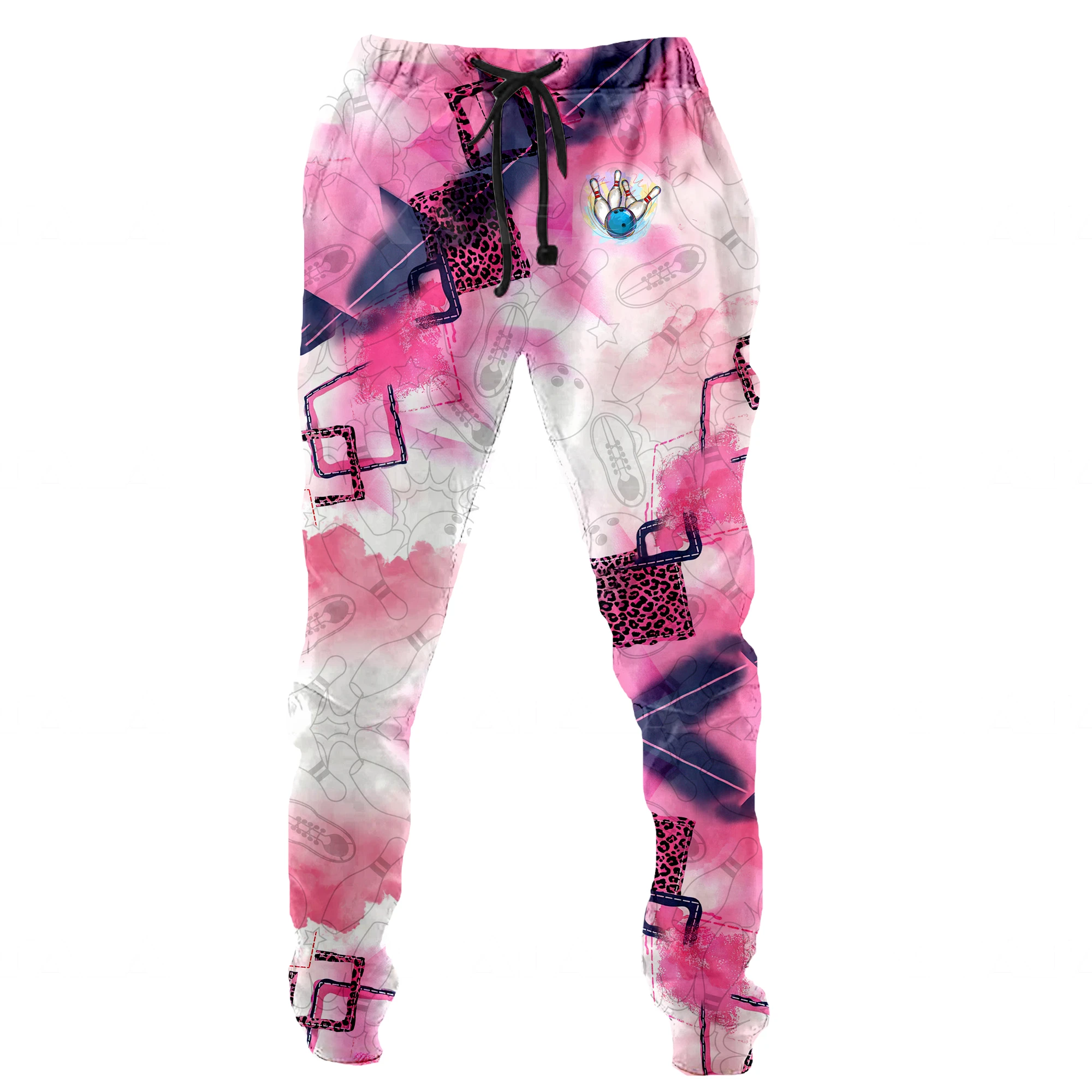 Подарок для любителей боулинга спортивные брюки с 3D принтом мужские