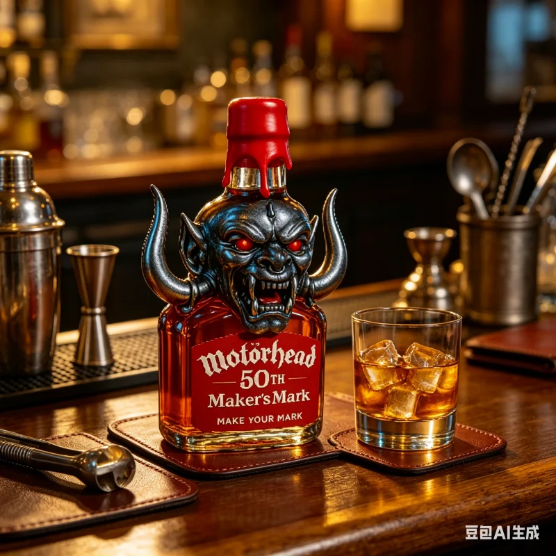 Фото Бутылка для виски Motorhead War Pig к 50-летию группы, коллекционный декор для бара, подарок для фанатов рока №3