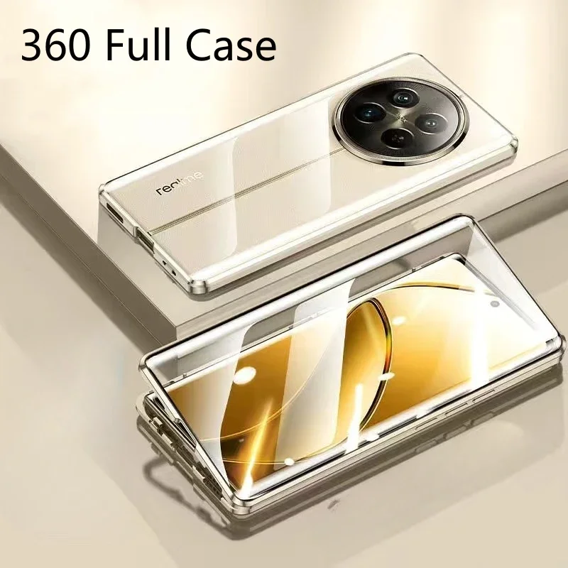 Для Realme 13 Pro Plus 13Pro магнитное адсорбционное двухстороннее закаленное стекло