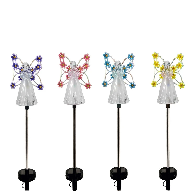 

Angel Solar Light Waterproof Courtyard Landscape Light Solar Lamp for Christmas Drop Shipping