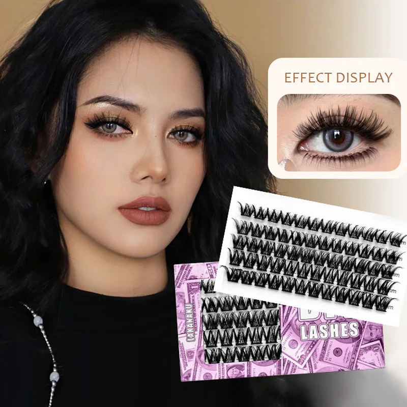 QCUG 5D кластерные ресницы 10-16 мм тонкие отдельные для наращивания ресниц