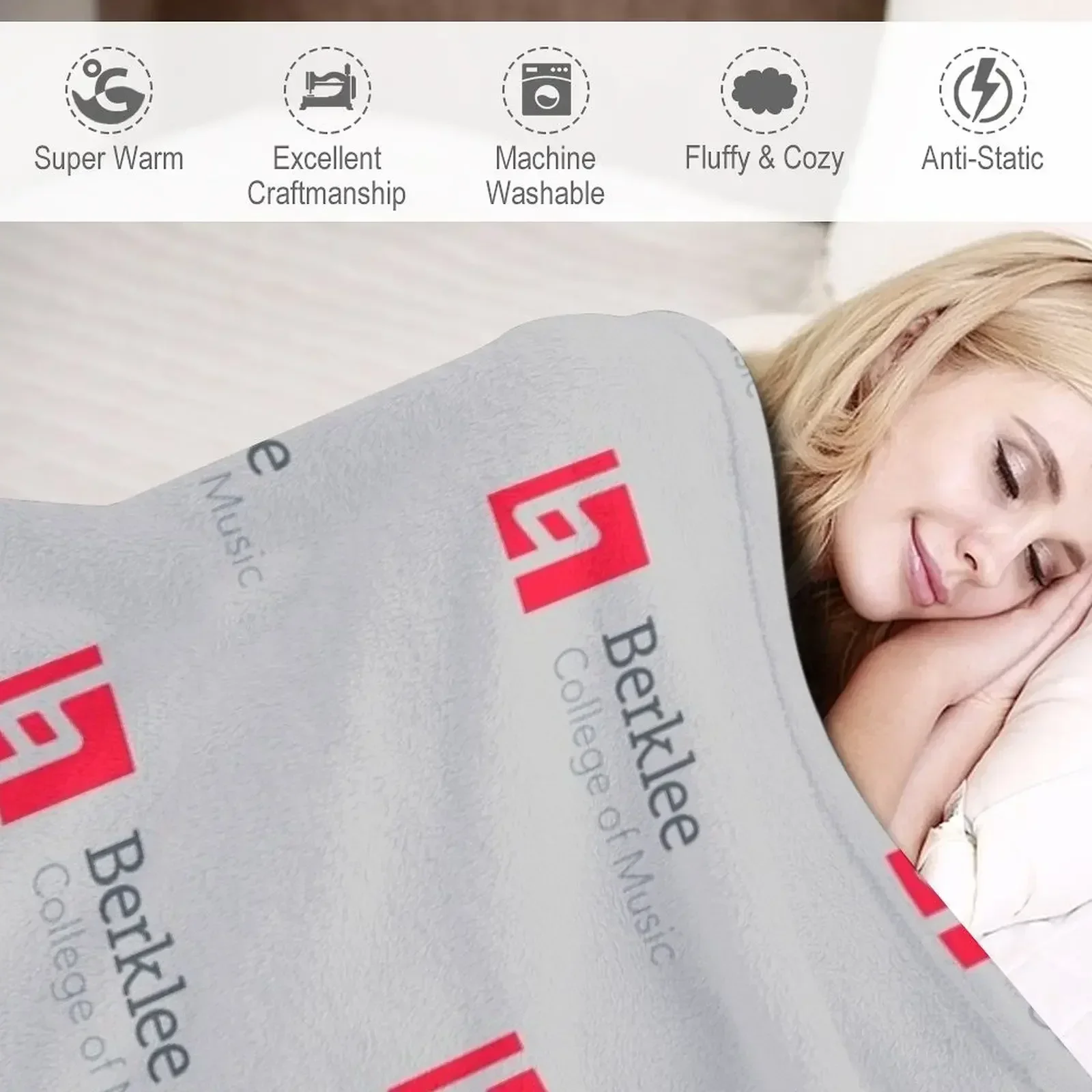 Берклед Коллед музыки (1) Плед Меховые изделия Постельное белье Одеяла