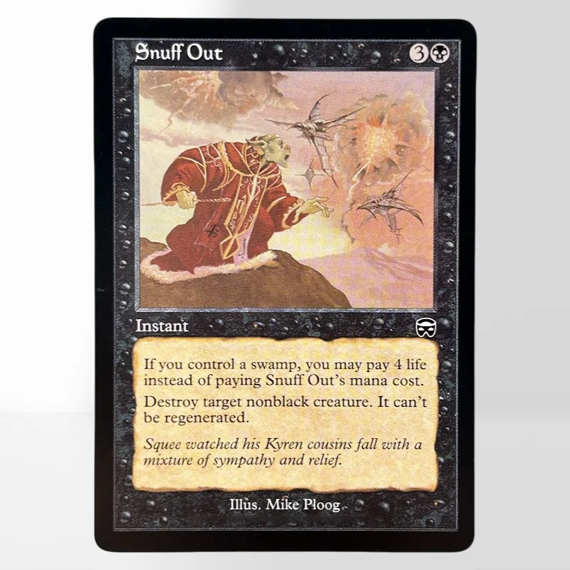 REGULAR 18-1-S-T TCG магическая прокси-карта Silence Sliver Legion Snuff Out Spell Snare Stifle Static Orb German Black Core Cardstock (art.: 3920da4441bbc) - 3920da4441bbc