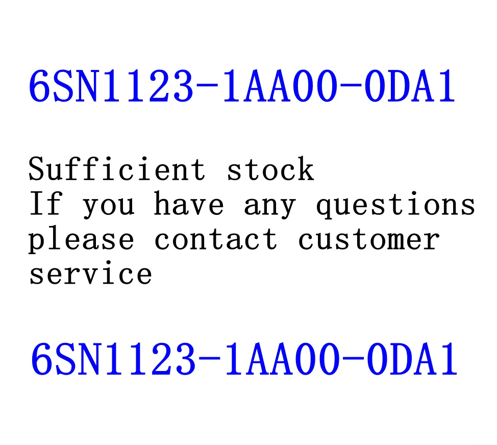 6SN1123-1AA00-0DA1 6SN1 123-1AA00-0DA1 НОВЫЙ модуль питания SIMODRIVE 611 1-осевой