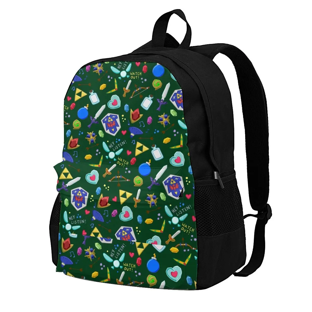

Hyrule Backpack Watercolor Hyrule Backpacks Trend Pattern Bag Shopper Men Women Teenage High Quality Multifunction Bags
