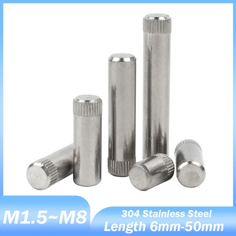 Позиционирующий цилиндрический штифт с накаткой M1 5 M2 M3 M4 M5 M6 M8 M10 Шатун из