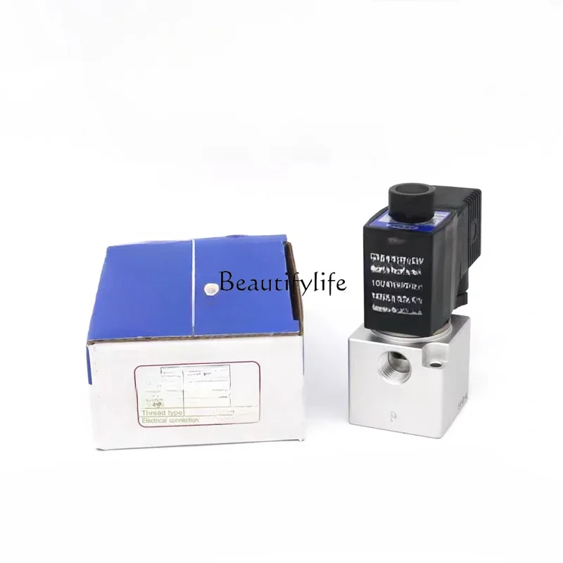 Двухпозиционный трехходовой электромагнитный клапан 3V1-06 3V1-M5 DC24V 3V106B 3V106A