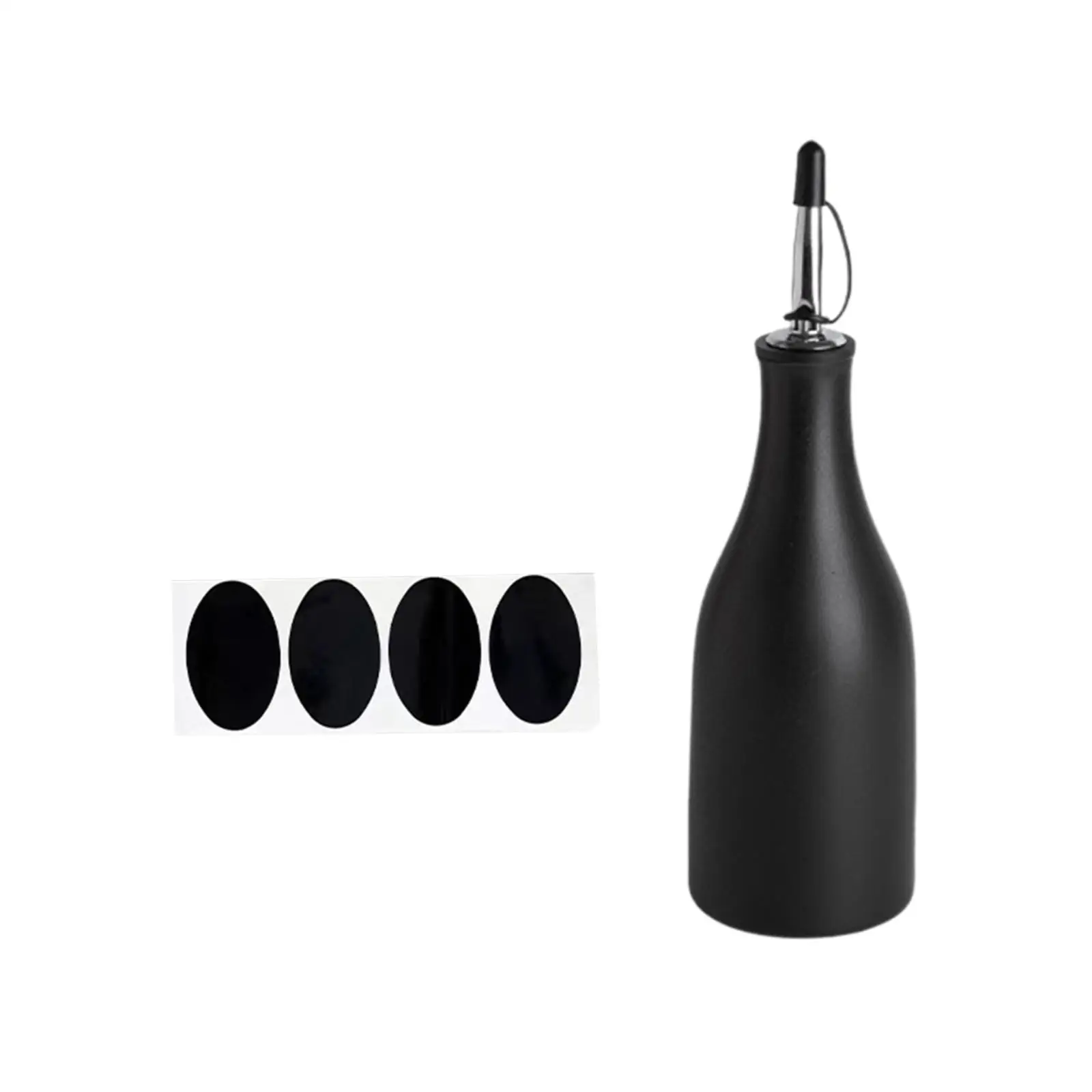 Керамическая бутылка для масла легко очищается и наполняет большой диспенсер с