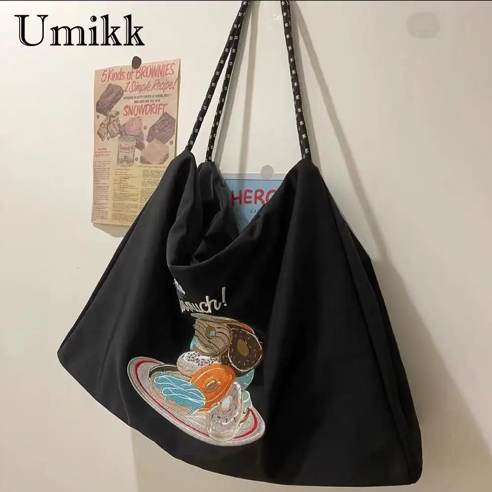 

Модная женская сумка, холщовые повседневные сумки, Вместительная женская сумка для шоппинга с растительным узором, Студенческая открытая П...