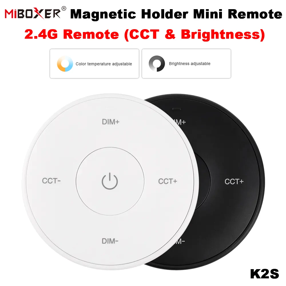 Мини-пульт Miboxer K2S 2 4 ГГц с регулируемой яркостью и цветовой температурой