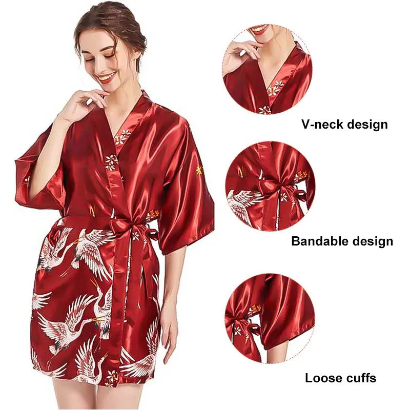 Женское Сексуальное Шелковое Атласное Короткое Свадебное Платье С Цветочным