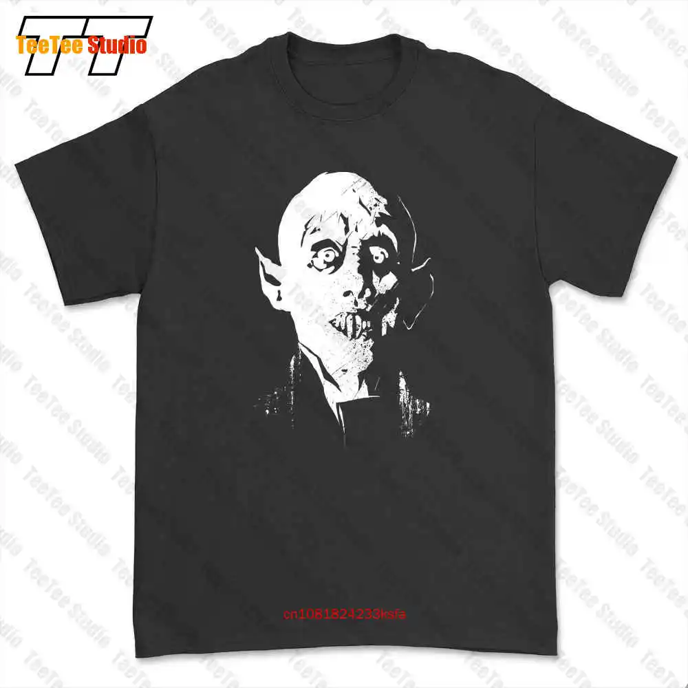 Футболка с принтом летучих мышей и монстров Nosferatu E734