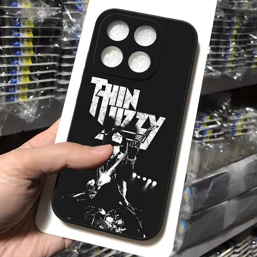Фото Чехол для телефона Rock Band T-hin Lizzy для Xiaomi 17 Pro Ultra 15 14 13 12 Pro Ultra Redmi 15 Pro Plus 5G 4G, силиконовый чехол №3