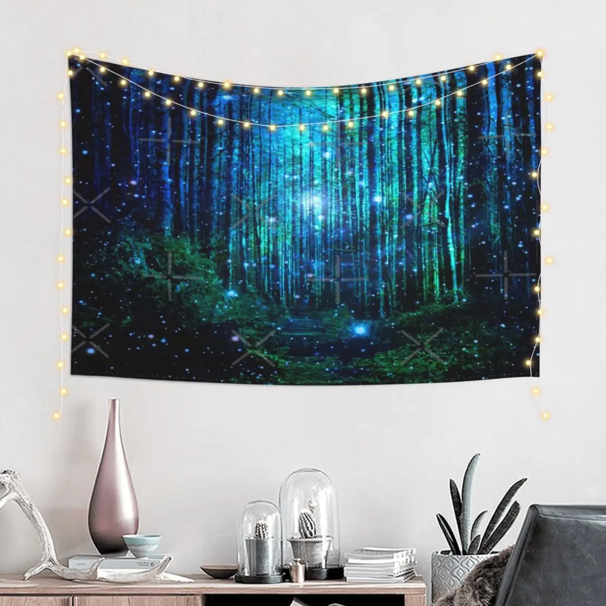 

In The Magical Forest Wall Decor Tapestry Easy To Hang Bedroom Birthday Gift Polyester Bedspread Odorless Customizable
