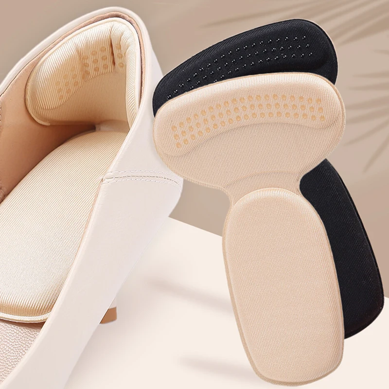 2pcs Women High Heels Half Insoles Back Sticker Liner Insert Heel Pain Relief Protector Pad Heel Stickers Cushion Insole 2 Color