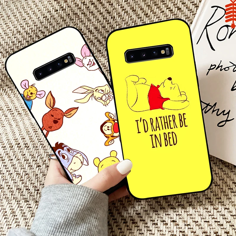 

Cartoon Winnie The Pooh Phone Case For Samsung Galaxy S10 Plus S10E S10 Lite For Samsung S10 5G Coque Back Funda