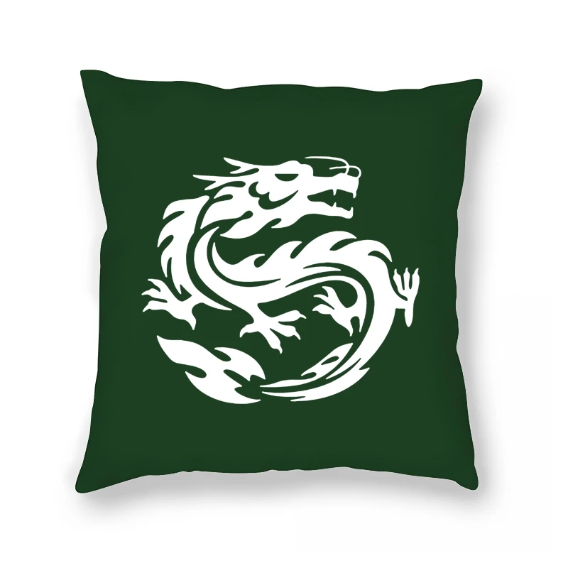 

REM Chinese Dragon Print Pillow Case Streetwear Hip Hop 16 Colors Pure Casual