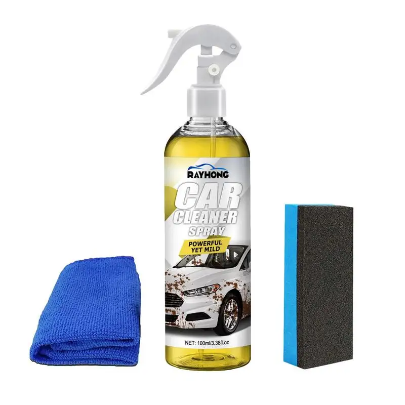 

100ml Car Interior Cleaner Anti-aging Cleaning Spray Multifunction Universal Car Care Automobile Cleaning Accessories