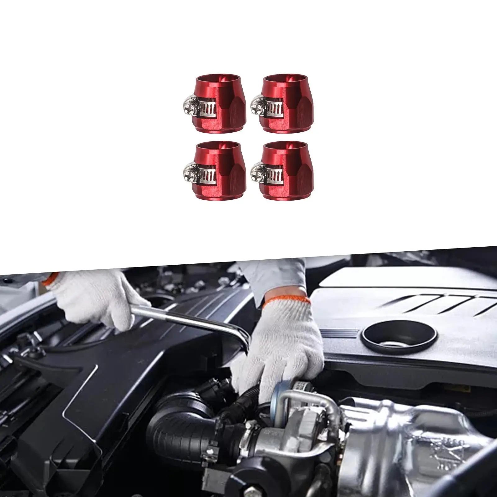 2-4 упаковки 4 шт. зажимы для отделки шлангов