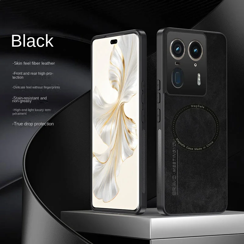 Магнитный беспроводной Чехол Magsafe для Motorola Moto x50 Edge 50 Ultra Pro 40 neo 30 G85 силиконовый