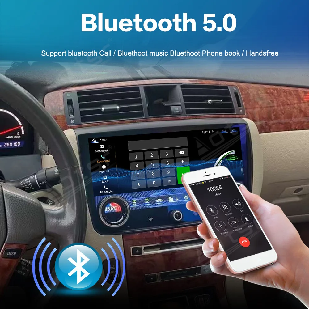 12 дюймов навигация 8-ядерный Carplay для Toyota Crown 2007-2011 мультимедийный плеер Android 13 Авто