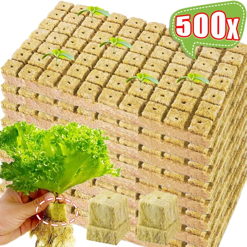 Фото 500/50 шт., Гидропонные кубики для выращивания растений №1
