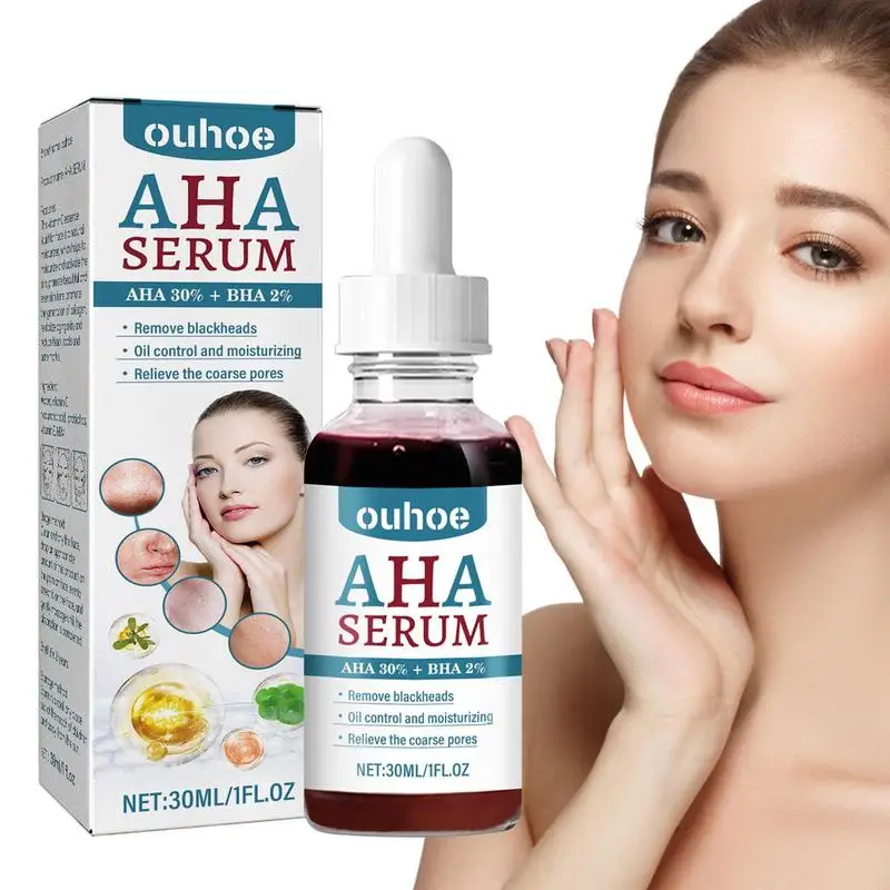 

Face Aha Serums Acid Face Skin Soften Essence 30ml Pore Minimizer Facial Serums Hydrating Serums Skin Blackheads Care Product