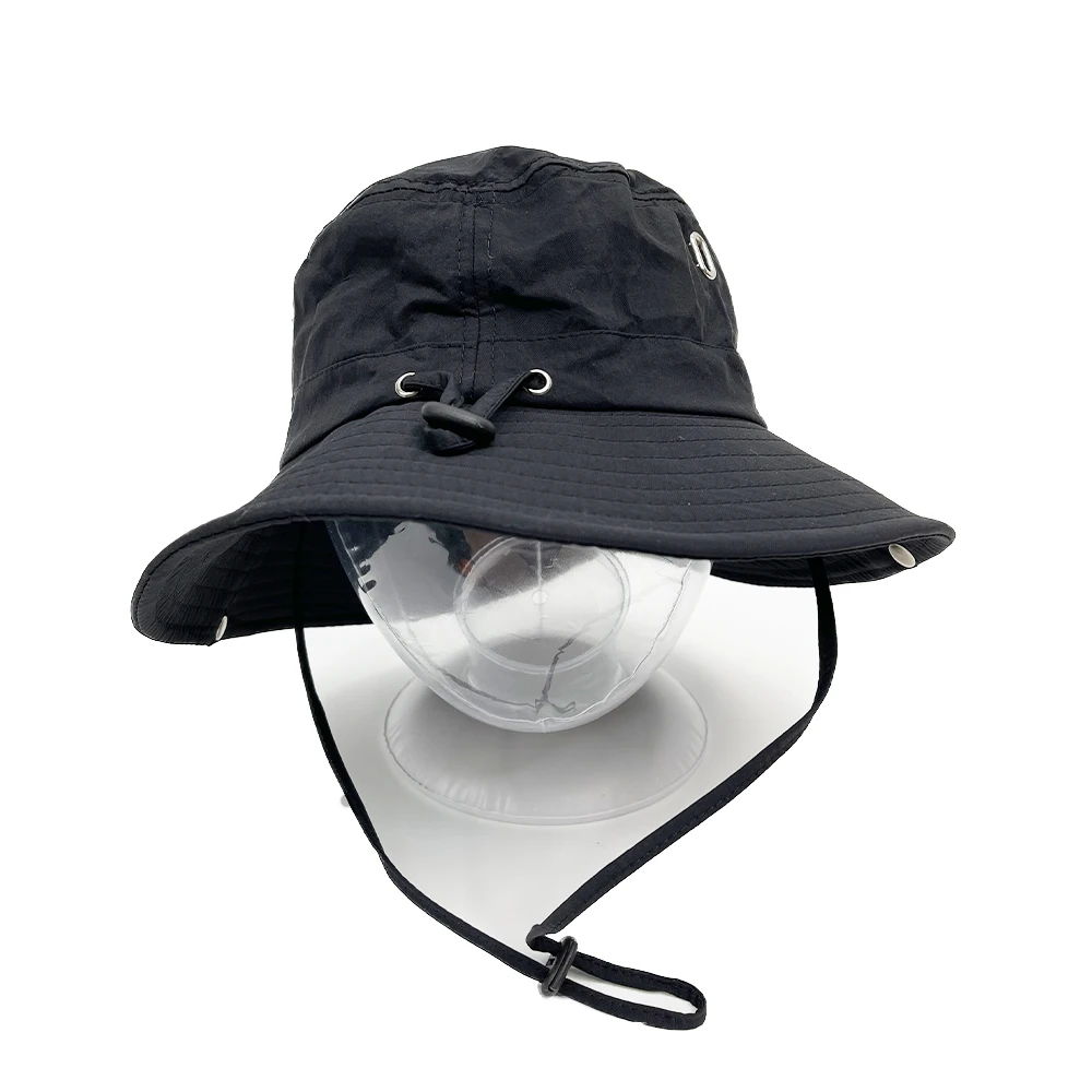 Frog drift New fashion Big High Quality Brimmed Fishing Solid  Summer Bucket Fishing Hat Panama camping cap Unisex