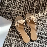 bow knot flip flop pantuflas zapatos mujer tenden shoes for women shoes slippers chaussure et%c3%a9 femme womens summer shoes