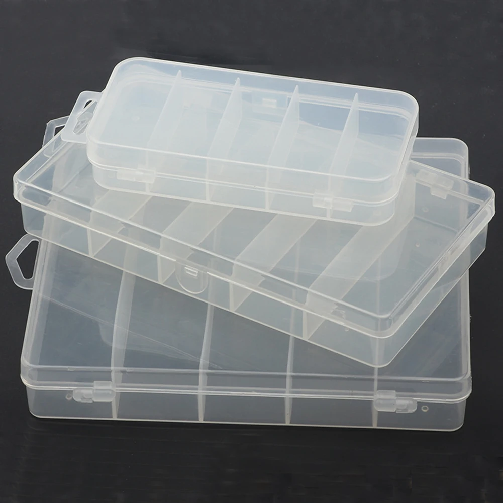 

Прозрачная пластиковая сетка для рыболовных приманок, крючков, снастей, контейнер для хранения, прозрачная пластиковая коробка, рыболовные снасти, аксессуары