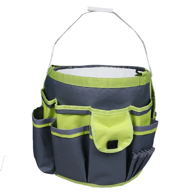 

Pockets Bucket Tool Organizer Multifunction Tool Belt Bag Oxford Cloth Hardware Repair Kit Tool Bucket Organizer