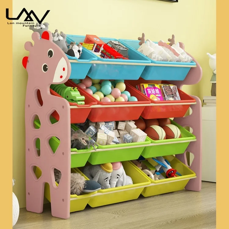 Самая продаваемая детская мебель пластиковый шкаф для хранения игрушек с