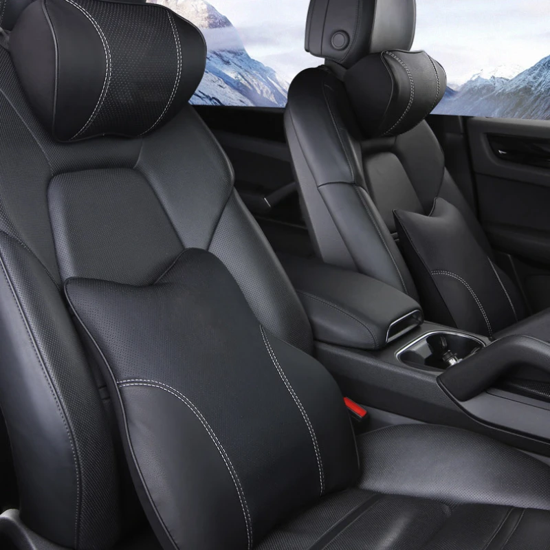 

Memory Foam Support Pillow For Tesla Model 3 X S Y Seat Lumbar Full Protect Cushion Headrest Waist Support Pad