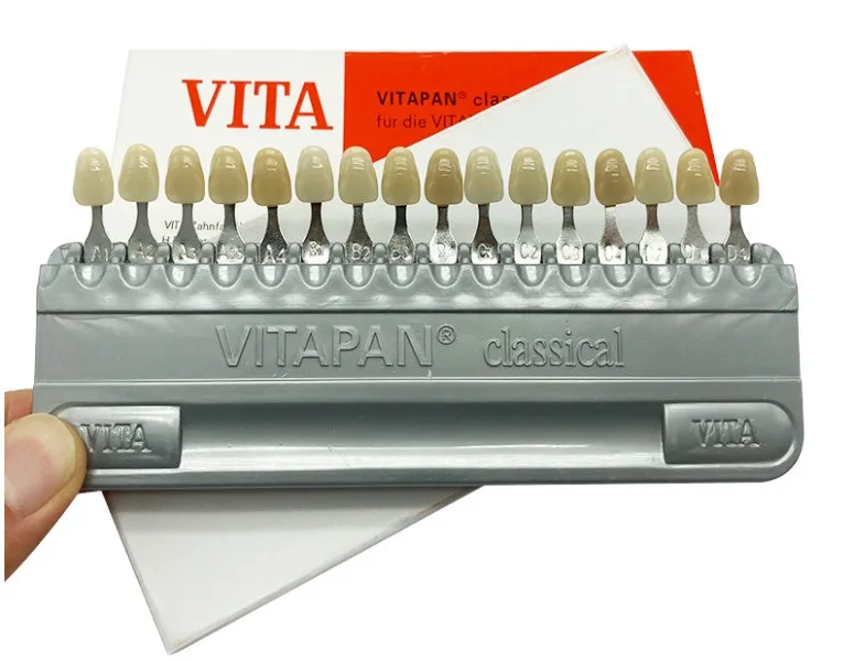 Отбеливающий фарфор VITA 16 видов цветов направляющая для отбеливания зубов 3D из