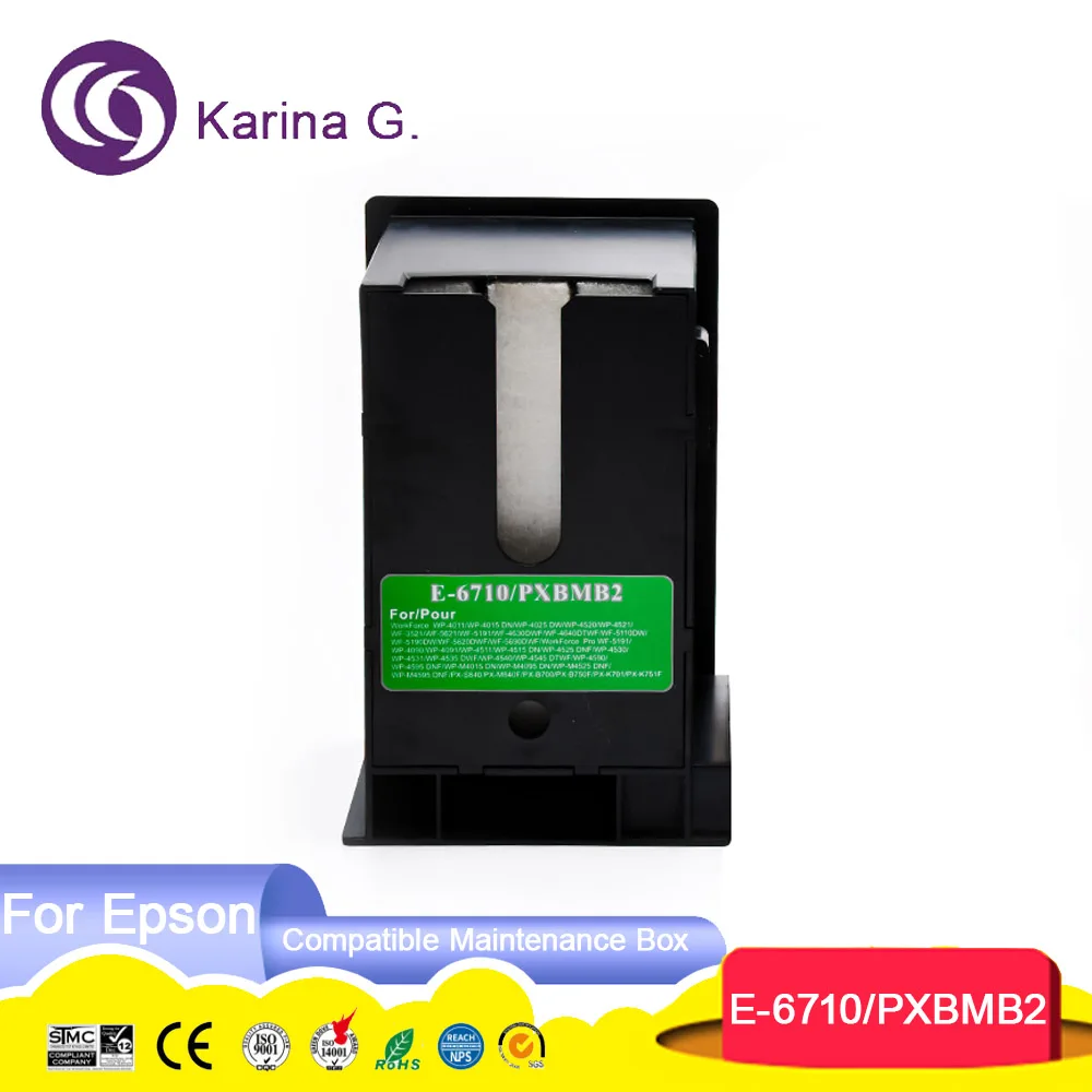 Совместимый бокс для обслуживания чернил T6710 C13T671000 PXBMB2 Epson трудозатратный